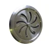 Häusler Lüftungsgitter^Edelstahl Abluftgitter LG-6512 L V2A Zuluft Schiebegitter DIN 125 Lüftungsgitter