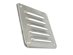 Häusler Lüftungsgitter^Edelstahl Lüftungsgitter LG-1212 L Lamellengitter 115 x 115 Abluftgitter