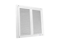 Häusler Lüftungsgitter^Lüftungsgitter LG 3030 MGSW Weiß PVD 300 x 300 Abluftgitter