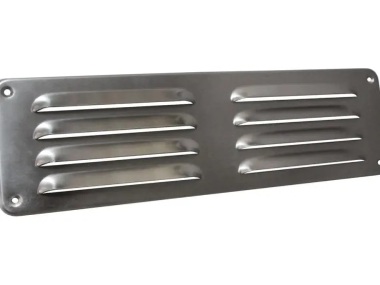 Häusler Lüftungsgitter^Lüftungsgitter LG 50240 Alu F1 Lamellengitter 300 x 90mm Abluftgitter