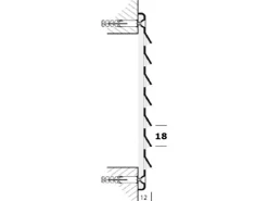 Häusler Lüftungsgitter^Lüftungsgitter LG 50240 Alu F1 Lamellengitter 300 x 90mm Abluftgitter