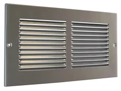 Häusler Lüftungsgitter^Lüftungsgitter LG 50250 Alu F1 Zuluft Abluftgitter 240 x 140 mm