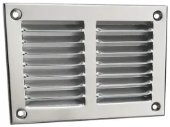 Häusler Lüftungsgitter^Lüftungsgitter LG 50205 Alu F1 Lamellengitter 130 x 90 mm Zuluft Abluftgitter