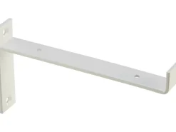 Möbelbauplatten^Industrial-Konsole 2er-Set 11 cm x 21 cm Weiß Weiß Matt