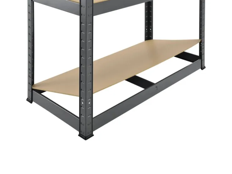 Möbelbauplatten*Juskys 3er Regalsystem 1 Corner und 2 Basic Insgesamt 15 Böden mit 2625 kg Tragkraft Grau