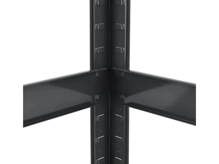 Möbelbauplatten*Juskys 3er Regalsystem 1 Corner und 2 Basic Insgesamt 15 Böden mit 2625 kg Tragkraft Grau