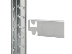 Möbelbauplatten*Juskys 2er Set Lagerregal Easy 160 x 80 x 40 cm Silber