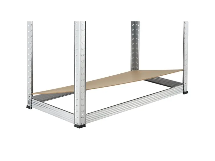 Möbelbauplatten*Juskys 2er Set Lagerregal Easy 160 x 80 x 40 cm Silber