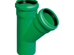 Kg-Rohre^Kanalgrundrohr 2000 Einfachabzweig 45 Grad DN 125/125