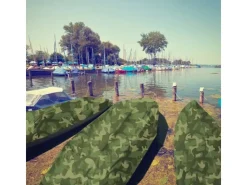 Bauzubehör*Karat Abdeckplane Wasserdichte Plane mit Ösen 100 g/m² Camouflage 2 x 3 m