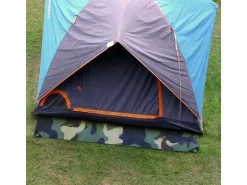 Bauzubehör*Karat Abdeckplane Wasserdichte Plane mit Ösen 100 g/m² Camouflage 3 x 5 m