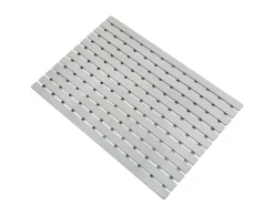 Drainage*Karat Antibakterielle Fußmatte mit Drainagefunktion nach Maß 43 x 250 cm Grau