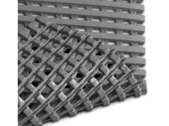 Drainage|Trockenausbau*Karat Antirutschmatte Adria Arbeitsplatzmatte für Nasszonen Witterungsbeständig 120 x 200 cm Grau