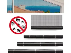 Karat Zubehör Für Türen^Fliegengitter für Fenster und Türen Zuschneidbar Reißfest 1 x 3 m