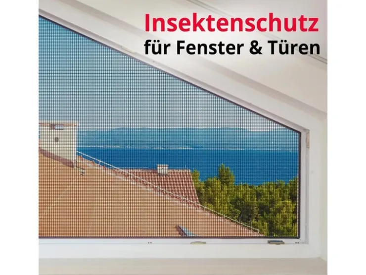 Karat Zubehör Für Türen^Fliegengitter für Fenster und Türen Zuschneidbar Reißfest 1 x 15 m
