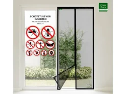 Terrassentüren|Zubehör Für Türen*Karat Fliegengitter Johnny Gestreift Klebemontage Klettverschluss 100 x 210 cm