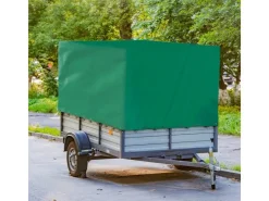 Bauzubehör*Karat Multifunktionale Abdeckplane LKW- & Anhängerplane 500 g/m² 4 x 5 m Grün
