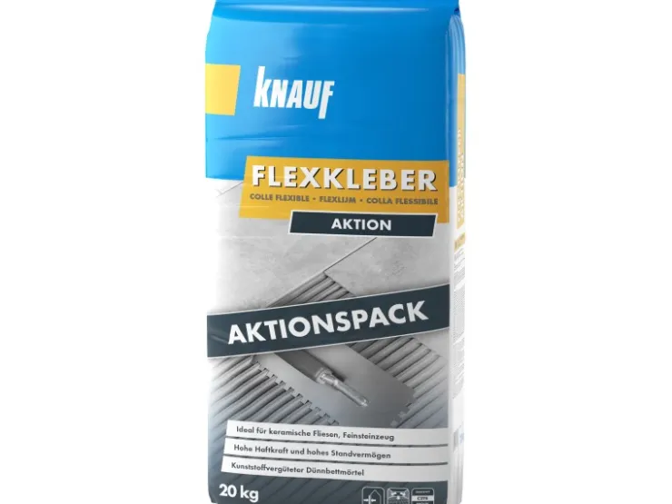 Fliesenzubehör*Knauf Flexkleber Grau 20 kg