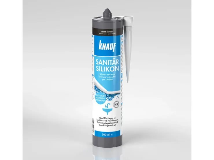 Fliesenzubehör*Knauf Sanitär-Silikon 300 ml Samtschwarz