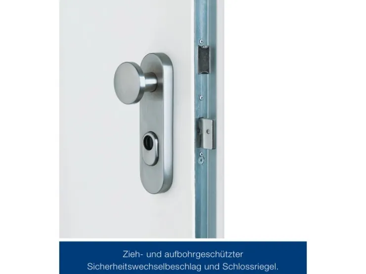Hörmann Stahltüren^KSI 40 Sicherheitstür 875 mm x 2000 mm x 80 mm DIN Rechts