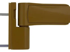 PANTO Nebeneingangstüren^Kunststoff-Nebeneingangstür K 501-88 Golden Oak 88 cm x 198 cm Anschlag Links