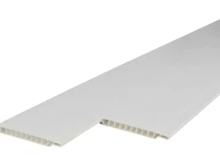 Akustikpaneele|Dekor-Paneele^Kunststoffpaneele Duropan 270 cm x 10,5 cm Weiß
