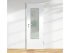 Zimmertüren*Skyscope Lichtausschnitt ESG satiniert Floatglas 41 x 142 cm x 4 mm für Holz-Innentüren