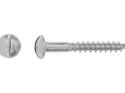 Holzbefestigungen^Linsenkopf Holzschraube Schlitz-Antrieb Ø 4 mm x 16 mm 25 Stück