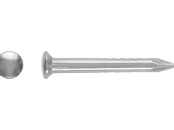 Holzbefestigungen^LUX Rundkopfstift Ø 1,2 mm x 13 mm Vernickelt 200 Stück