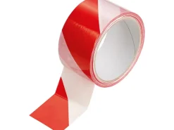 LUX-TOOLS Bauzubehör^LUX Warnklebeband 30 m x 50 mm Rot-Weiß
