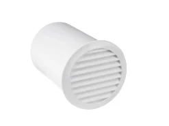 Rohrventilatoren|Mauerlüfter* Mauerlüfter mit Stutzen NW 100 Weiß