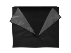 ML-Design Bauzubehör^Kaminholzregal Abdeckung LxH 185x125 cm Schwarz Wetterfest