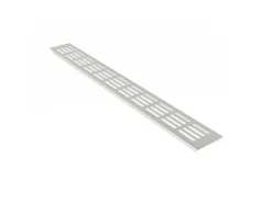 Badlüfter|Lüftungsgitter^MS Beschläge Lüftungsgitter 60 x 600 mm Alu Silber F1 Eloxiert Belüftungsgitter