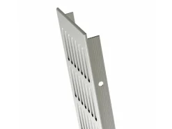 Badlüfter^MS Beschläge Lüftungsgitter Alu 100 x 500 mm Silber F1 Eloxiert Belüftung