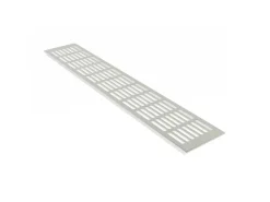 Badlüfter|Lüftungsgitter^MS Beschläge Lüftungsgitter Alu 100 x 200 mm Silber F1 Eloxiert Belüftung