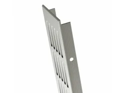 Badlüfter|Lüftungsgitter^MS Beschläge Lüftungsgitter Alu 100 x 200 mm Silber F1 Eloxiert Belüftung