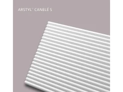 Akustikpaneele|Zubehör Für Paneele* NOEL & MARQUET NMC CANELÉ S ARSTYL 3D Wandpaneel Stuckleiste Zierelement 2 m 200 cm x 1,45 cm x 30 cm Weiß