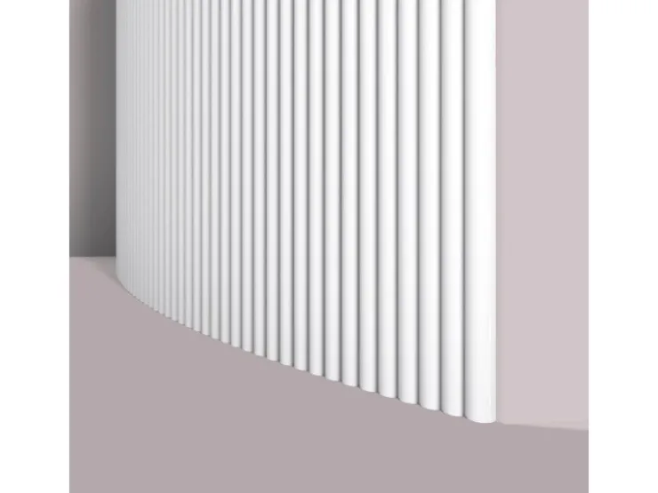 Akustikpaneele|Zubehör Für Paneele^NOEL & MARQUET NMC CANELÉ S FLEX ARSTYL Flexibles Wandpaneel Akustikpaneel 2 m 200 cm x 1,45 cm x 30 cm Weiß