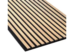Akustikpaneele^NOEL & MARQUET NMC SELITSTYLE 3D Akustikpanel Lamellenwand Holzoptik Eiche hell 240 x 56,5 cm 2400 mm x 565 mm x 19 mm 1,356 m2 Beige