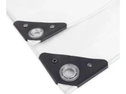 Bauzubehör*Noor Abdeckplane Super 200 g/m² Gewebeplane 3 m x 4 m Weiß