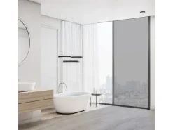 NYVI Terrassentüren|Bauzubehör^Spiegelfolie für Fenster Selbstklebend 76x1000 cm Silber