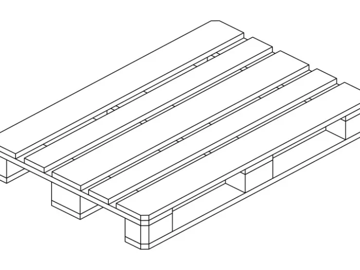 Paletten|Möbelbauplatten*Osmo Möbelpalette Nadelholz endbehandelt 13 cm x 80 cm x 120 cm Anthrazit