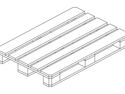 Osmo Möbelbauplatten|Paletten^Möbelpalette Nadelholz endbehandelt 13 cm x 80 cm x 120 cm Weiß