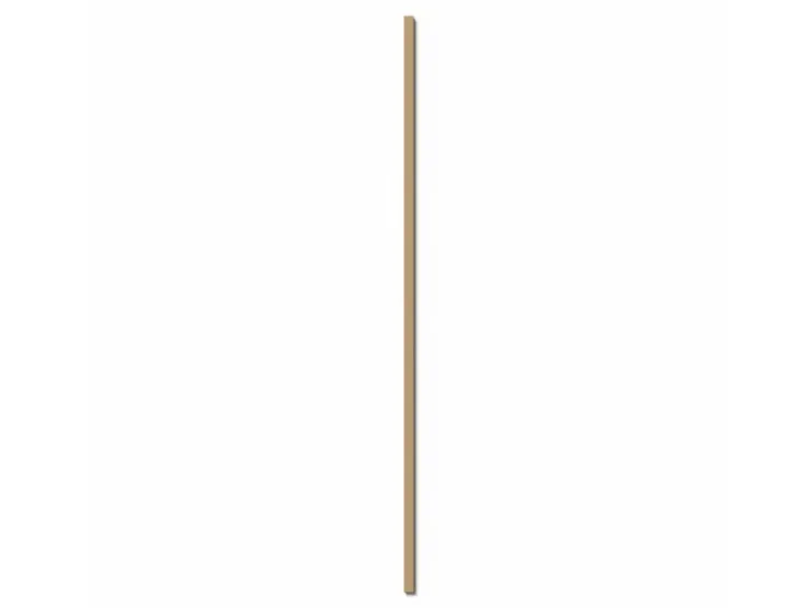 Akustikpaneele|Zubehör Für Paneele*Denpanels Paneel-Abschlussleiste Eiche MDF Schwarz 6,5 cm x 240 cm Eiche Schwarz