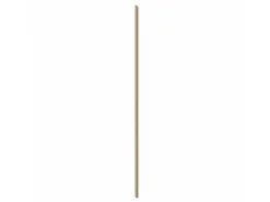 Denpanels Zubehör Für Paneele^Paneel-Abschlussleiste Eiche MDF Braun 2,7 cm x 300 cm Eiche Braun