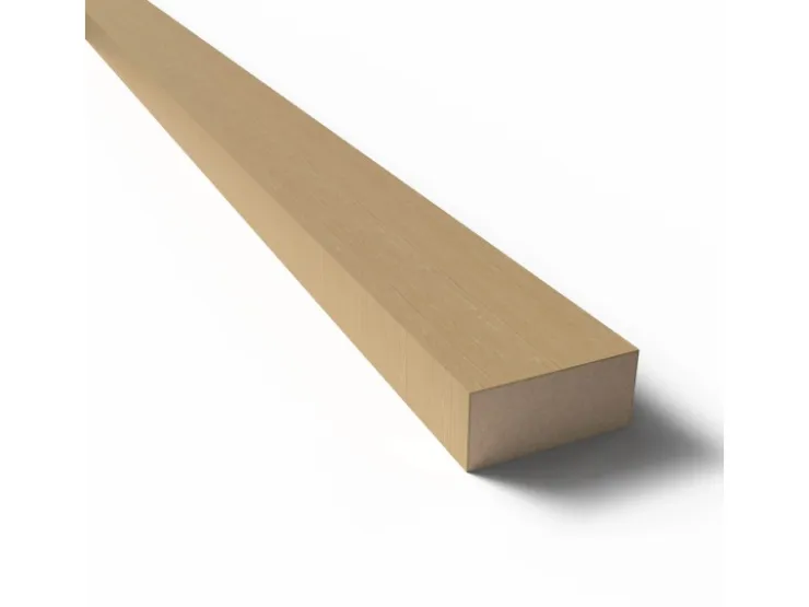 Akustikpaneele|Zubehör Für Paneele*Denpanels Paneel-Abschlussleiste Eiche MDF Braun 6,5 cm x 240 cm Eiche Braun