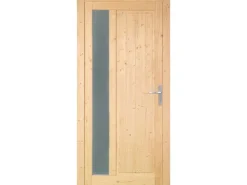 PANTO Nebeneingangstüren^Holz-Nebeneingangstür NET 510 Fichte Natur 98 x 200 cm Anschlag Rechts