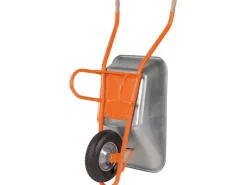 pro-bau-tec Bauzubehör|Baugeräte^Profi-Bauschubkarre 120 l mit Unterzug