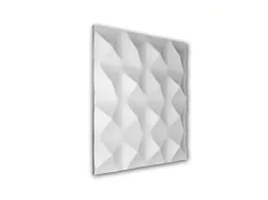 Akustikpaneele|Zubehör Für Paneele^PROFHOME 159003 3D Wandpaneel Wandvertäfelung Akustikpaneel 0,36 m2 60 cm x 3 cm x 60 cm Weiß