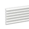 Akustikpaneele|Zubehör Für Paneele^PROFHOME 659804 3D Wandpaneel Wandvertäfelung Akustikpaneel Stuckleiste 2 m 200 cm x 3 cm x 24 cm Weiß